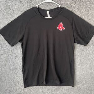 Boston Red Sox Shirt Mens L Black Lululemon Metal Vent Tech
